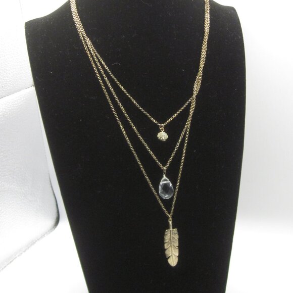 Three Strand Boho Necklace - Picture 1 of 3